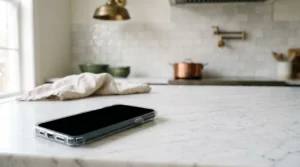 Protection smartphone avec verre trempé et coque renforcée contre les chutes accidentelles